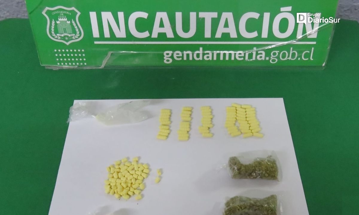 Gendarmes realizan nueva incautación de droga en cárcel de Osorno