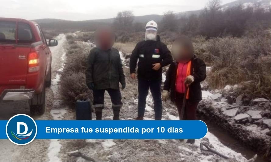 Empresa mantenía a embarazada expuesta al frío trabajando como banderera en Aysén