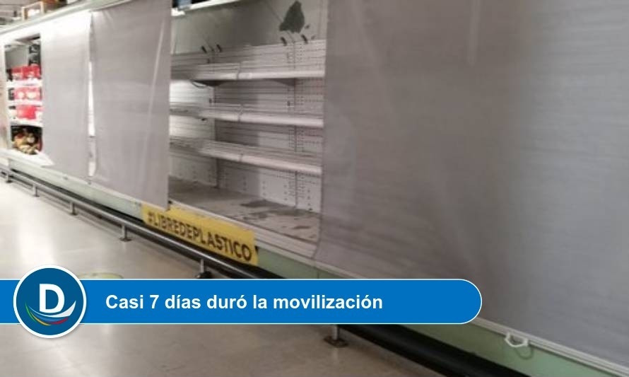 Intendente descarta que paro de camioneros haya provocado desabastecimiento 