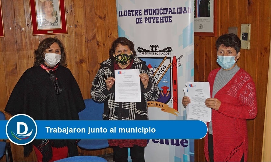 Dos agrupaciones de Puyehue recibieron fondos para fortalecimiento organizacional