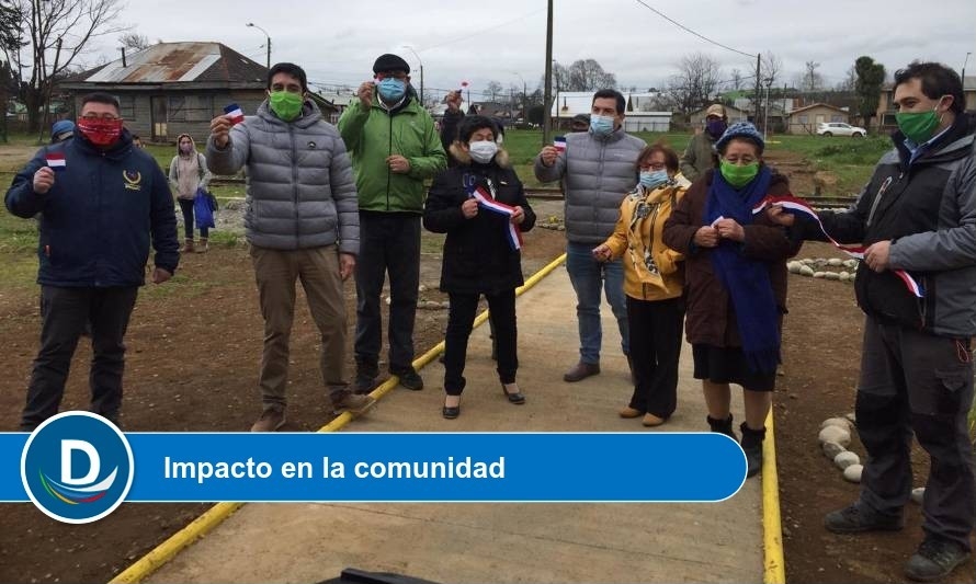 Vecinos de Corte Alto ya cuentan con un nuevo paso peatonal pavimentado