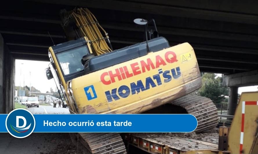 Camión trizó viga de puente en el enlace Osorno-Puyehue 