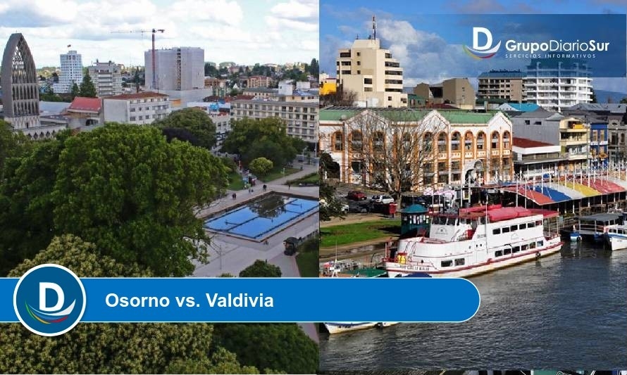 Osorno y Valdivia, dos ciudades con contrastes, pero con historias en común en sus orígenes y desarrollo.