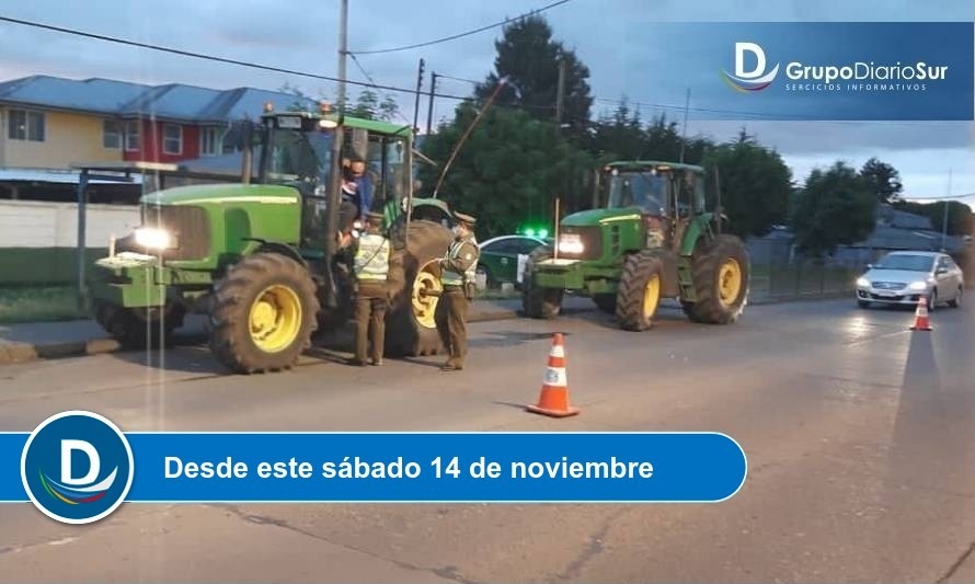 Partió en Osorno toque de queda a las 20 horas