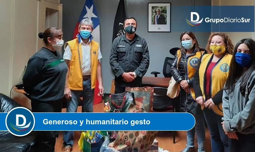 Donan regalos para hijos de internas de Osorno y Puerto Montt 