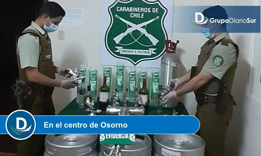 Carabineros detuvo a 5 sujetos por realizar fiesta clandestina 