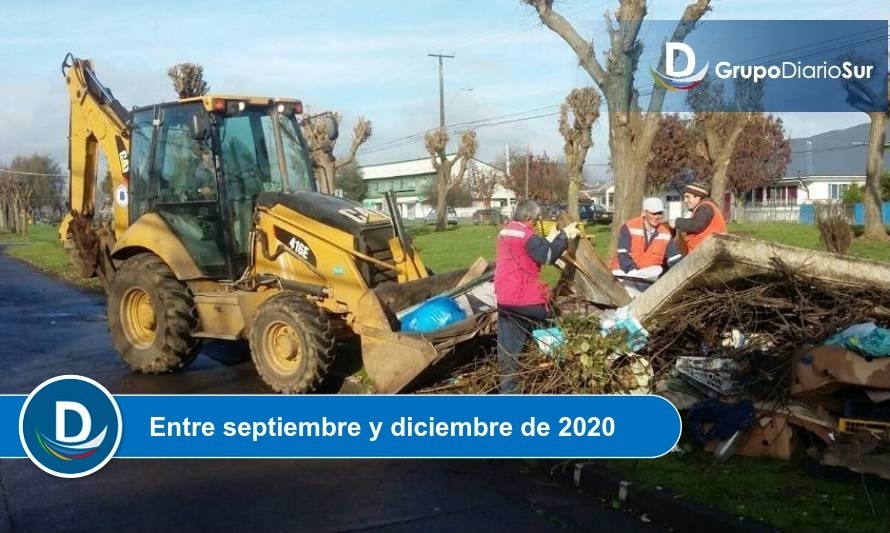 15.500 metros cúbicos de desechos retiró “Osorno Ciudad + Limpia”