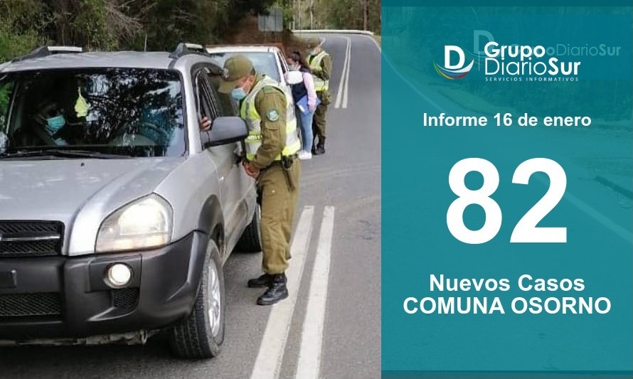 3 fallecidos y casos en sus 7 comunas registró Provincia de Osorno