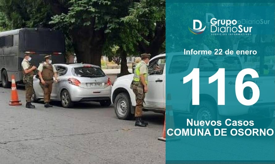 Provincia de Osorno sigue sumando casos en todas sus comunas