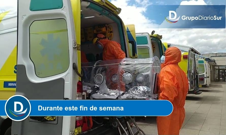 Evacúan vía aérea a 2 pacientes del Hospital de Osorno