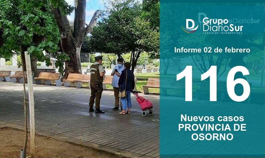 Leve baja en cifra de casos registra la Provincia de Osorno 