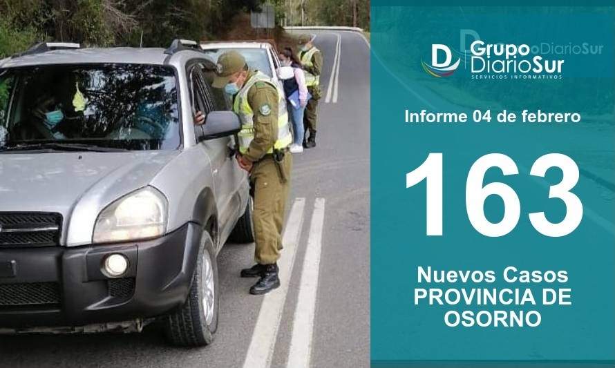 4 fallecidos y nueva alza de casos registra la Provincia de Osorno