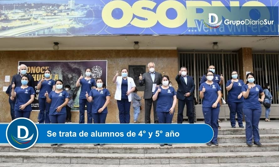 Estudiantes de enfermería UST Osorno se sumaron a proceso de vacunación