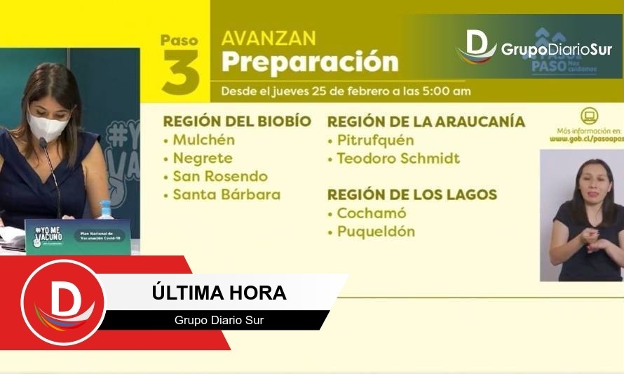 Calbuco, Cochamó y Puqueldón avanzarán en el Plan Paso a Paso