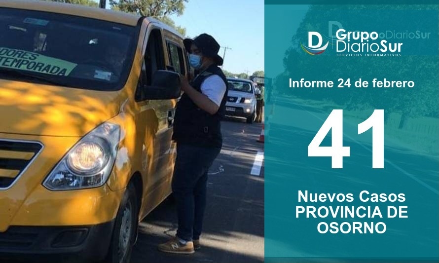 Sigue a la baja cifra de casos en la Provincia de Osorno