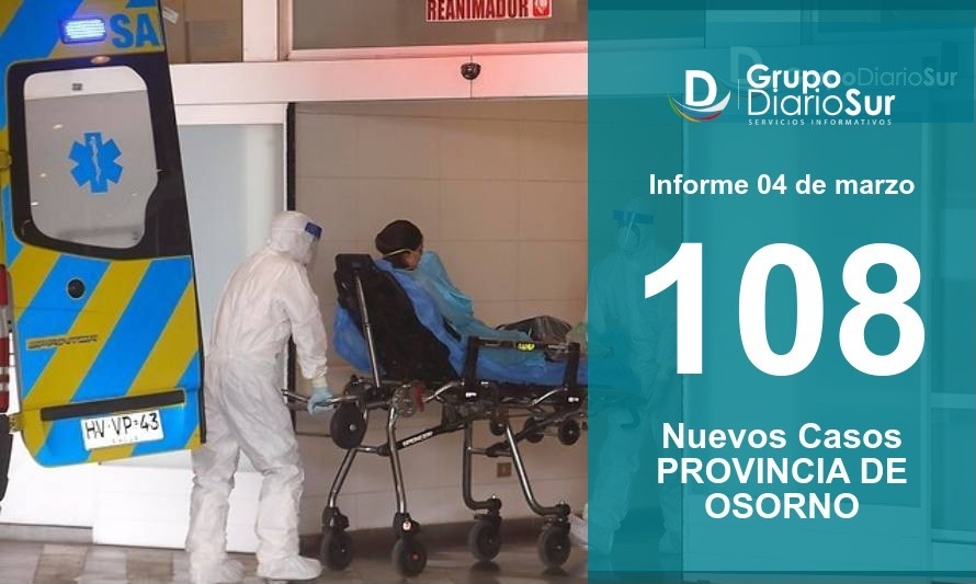 4 fallecidos y cifras que siguen al alza registra la Provincia de Osorno