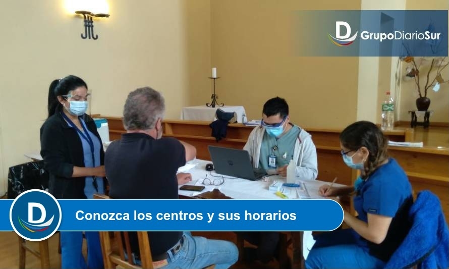 Grupos objetivos de Osorno ahora se vacunan en 12 locales 