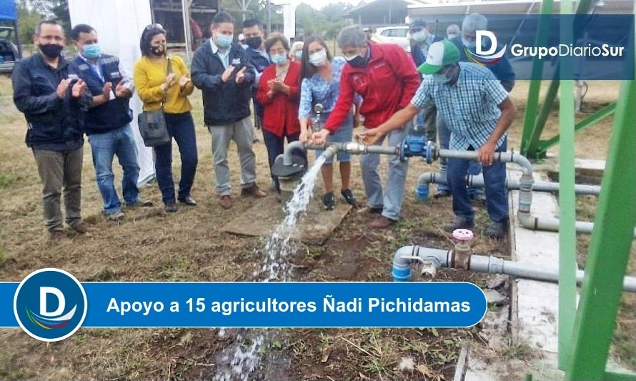 Director nacional de Indap visita proyecto para enfrentar déficit hídrico