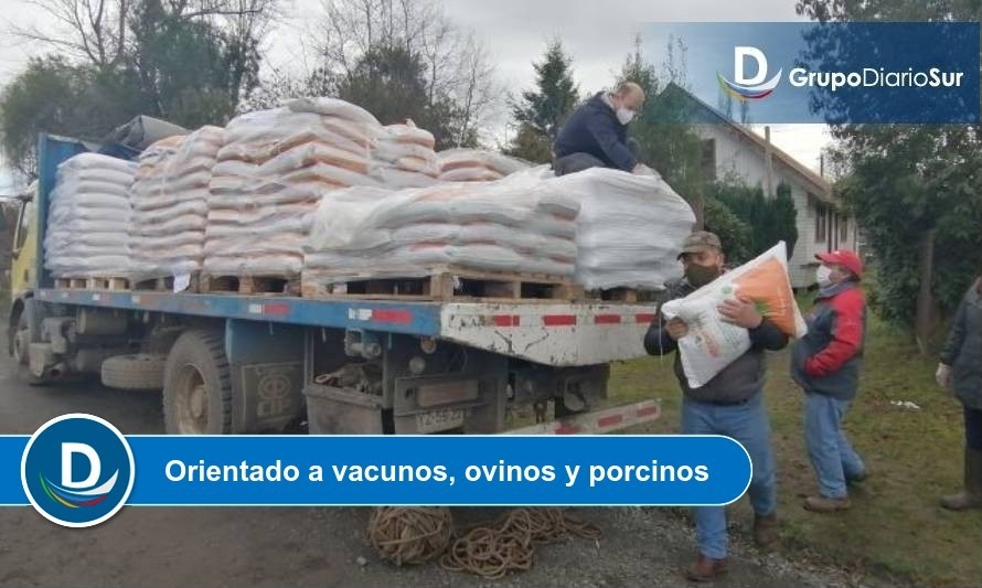 Pequeños agricultores recibirán alimento para ganado 