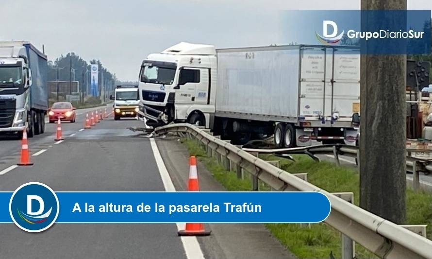 Dos heridos en accidente en ruta 5 Sur