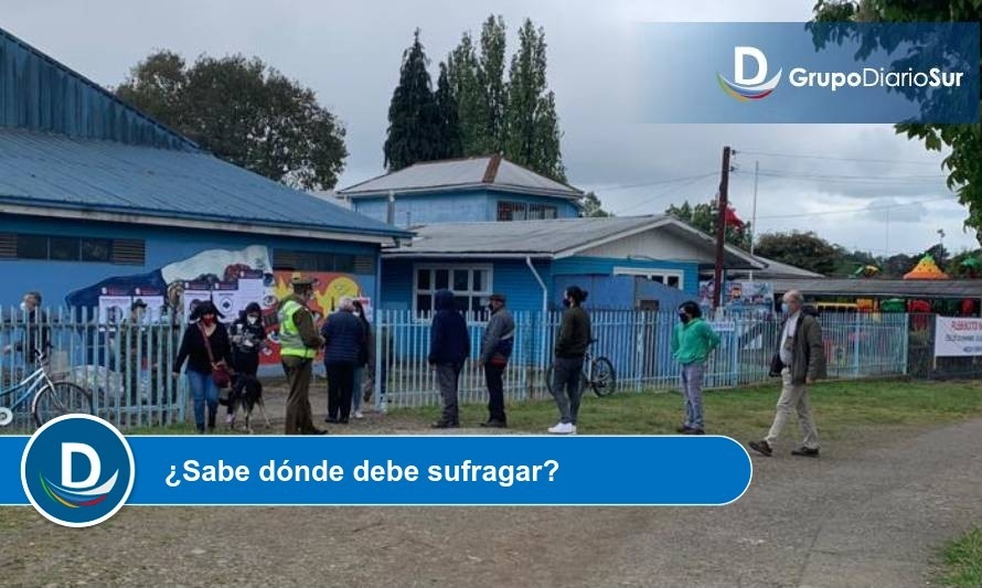Estos son los 23 locales de votación en Osorno