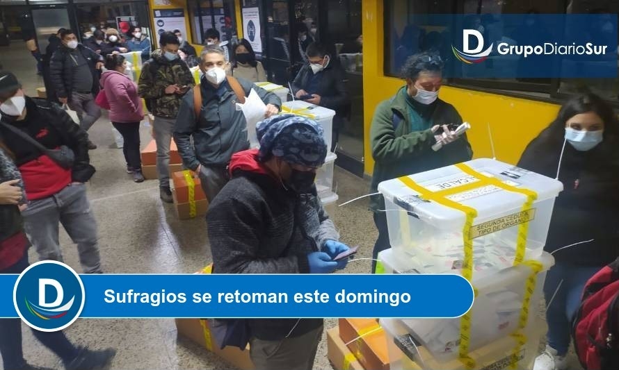 Lenta entrega de votos marca cierre de primera jornada electoral en Osorno