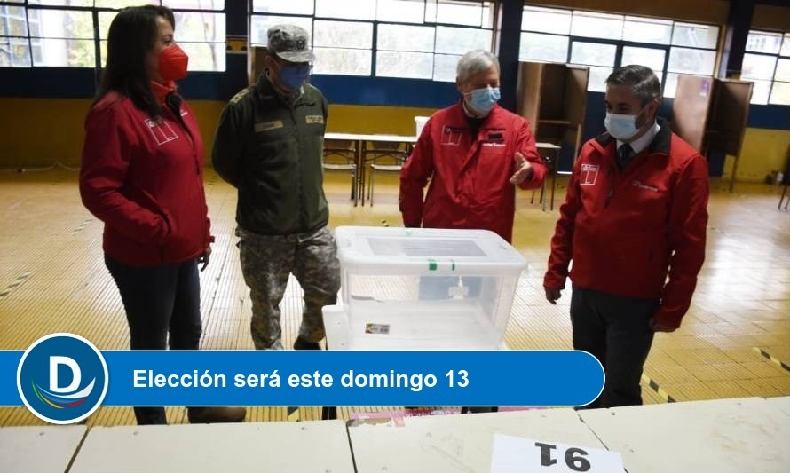 Supervisan locales de votación para segunda vuelta de gobernador regional