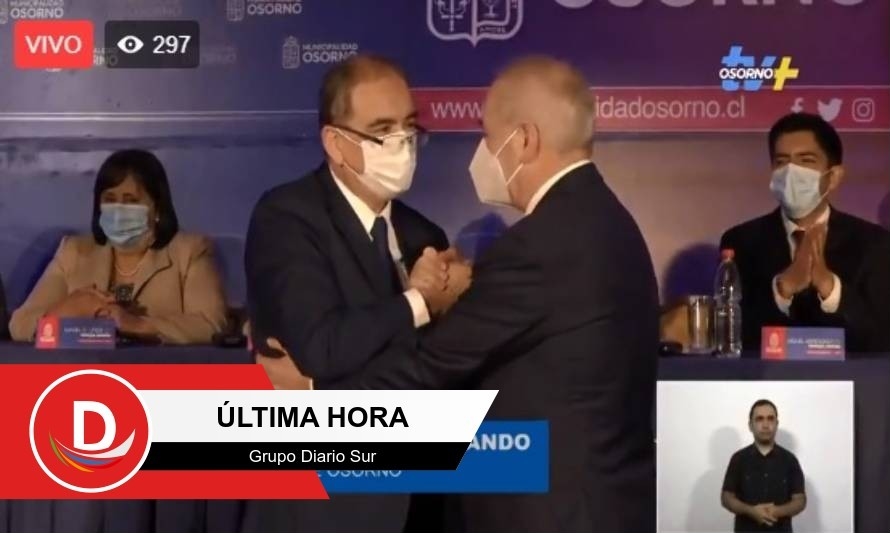 Emeterio Carrillo asume como nuevo alcalde de Osorno