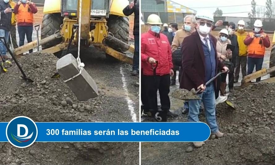 Primera piedra marca inicio de tres proyectos habitacionales en Osorno