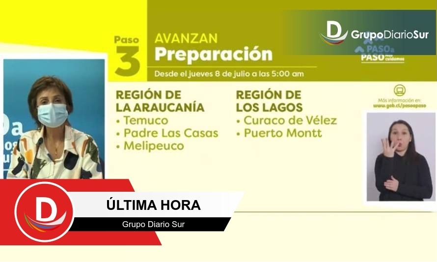 Puerto Montt y Curaco de Vélez avanzan a fase 3 y Dalcahue sale de cuarentena