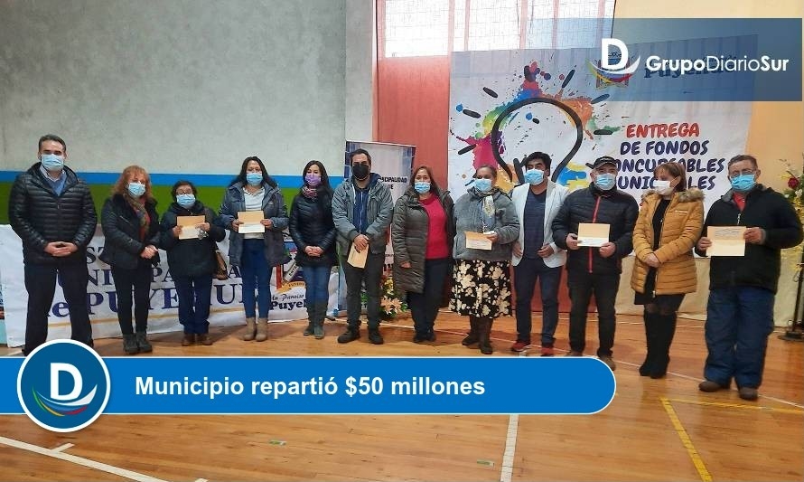 Más de un centenar de organizaciones de Puyehue reciben recursos 