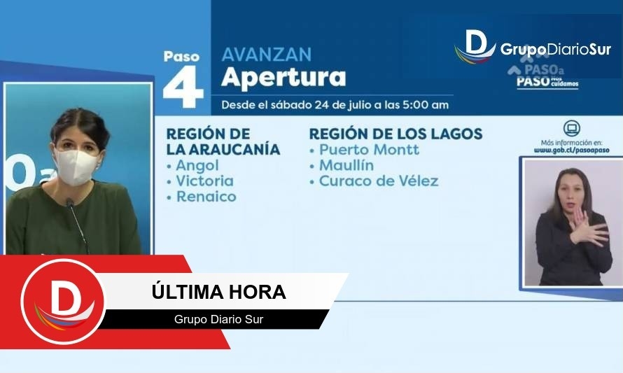 Puerto Montt, Maullín y Curaco de Vélez avanzan a Fase 4