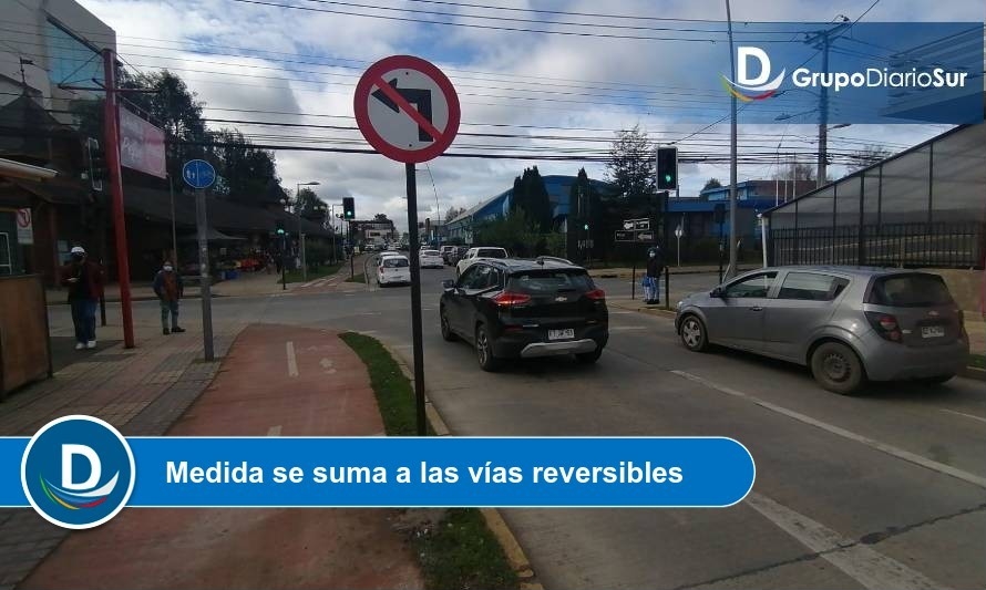 Sepa cuáles son los nuevos cambios en el tránsito del centro de Osorno
