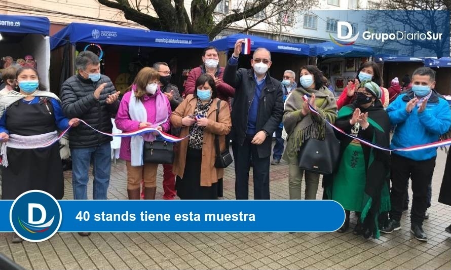 “Feria de Artesanas Mapuche Huilliche” se toma la Plaza de Armas de Osorno
