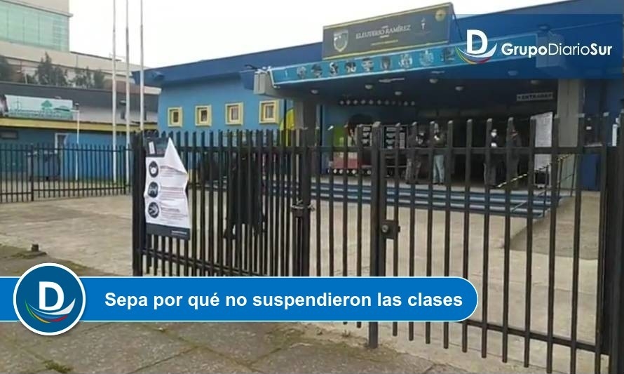 Confirman un caso positivo a Covid en estudiante del Liceo Eleuterio Ramírez 
