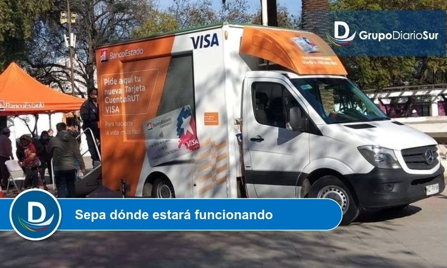 Sucursal móvil de BancoEstado atiende en barrios de Osorno