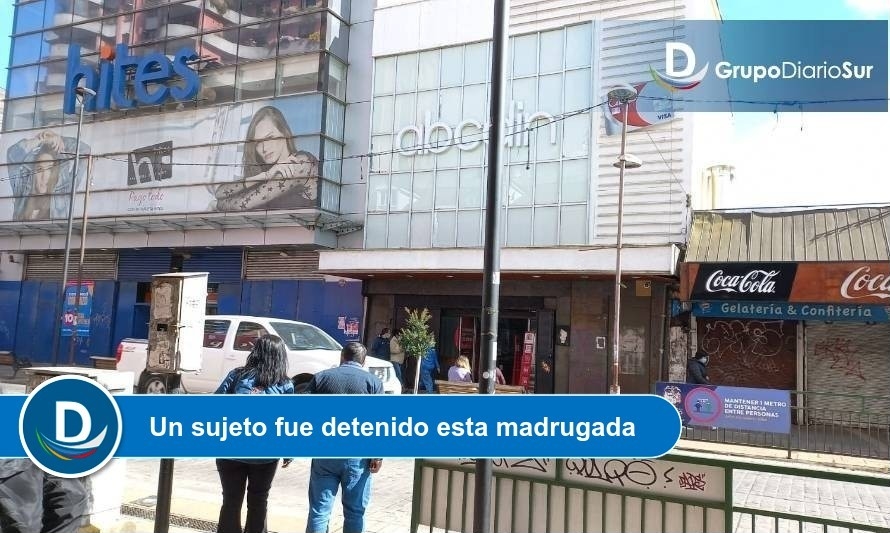 Carabineros frustra robo en tienda ubicada en el centro de Osorno