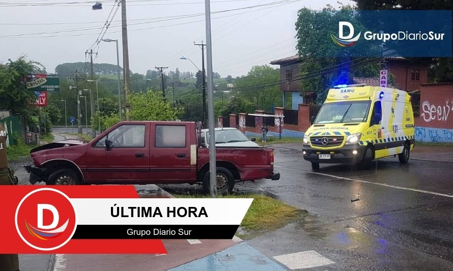 Osorno: Al menos un lesionado deja colisión en Argomedo