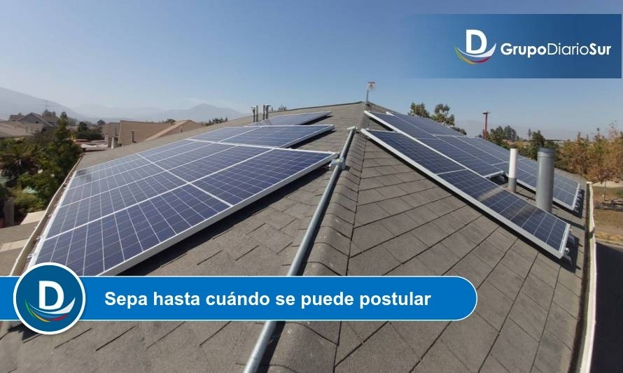 Llaman a postular al programa Casa Solar para la instalación de paneles fotovoltaicos