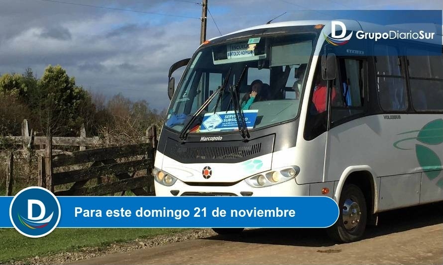 Detallan funcionamiento del transporte público para elecciones