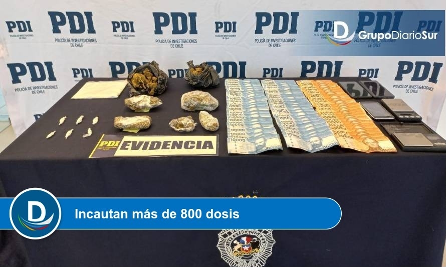 PDI desarticula banda dedicada al tráfico de drogas en Osorno 
