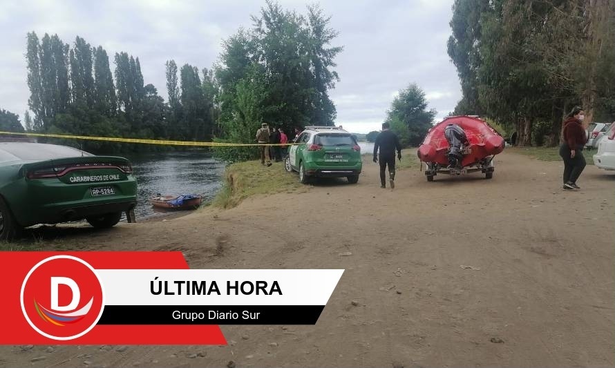 Encuentran cuerpo que podría corresponder a joven desparecido en Río Bueno