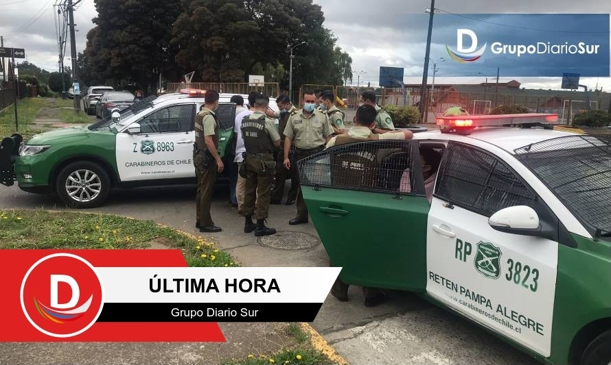 Detienen a sujetos que ingresaron a parroquia de Osorno