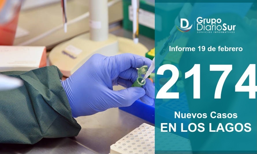 Región de Los Lagos reporta este sábado 5 decesos y 2.174 contagios