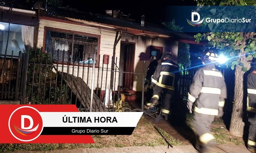 [ESTA NOCHE] Adulto mayor falleció por incendio en población Juan Antonio Ríos 