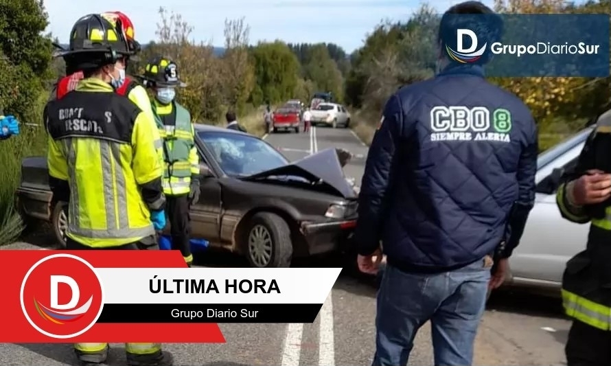 Colisión frontal deja un fallecido y tres lesionados 