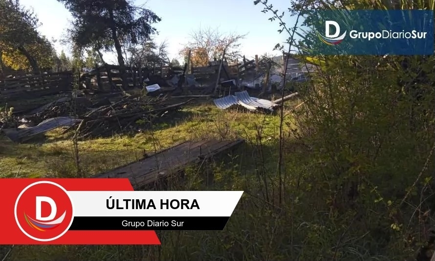 Adulto mayor fallece en incendio registrado en sector rural de San Pablo