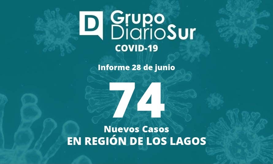 Región de Los Lagos suma 74 casos nuevos de covid-19