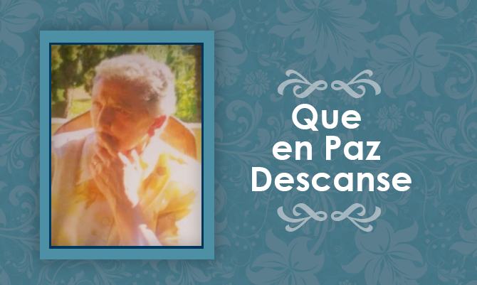 [Defunción] Falleció Irma Enríquez Carmona Q. E. P. D