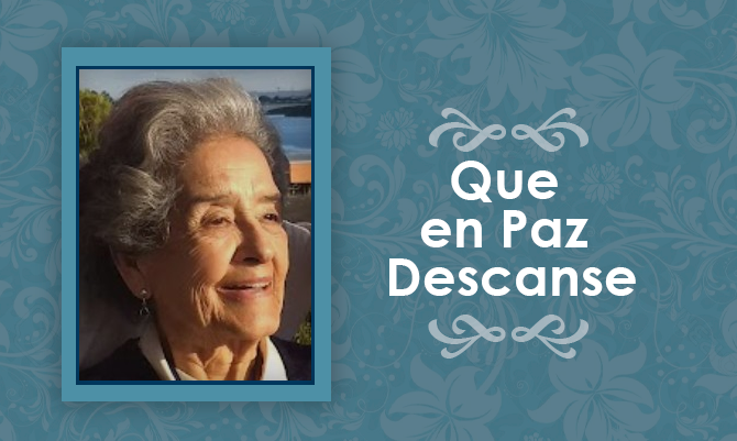 [Defunción] Falleció Inés Deidamia Carreño Sanzana Q.E.P.D